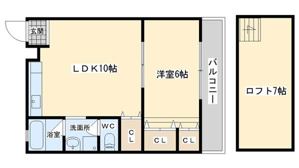 クレストの物件間取画像